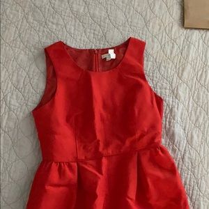 Jcrew orange/red dress